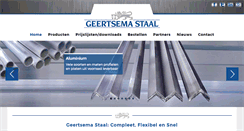 Desktop Screenshot of geertsema-staal.nl